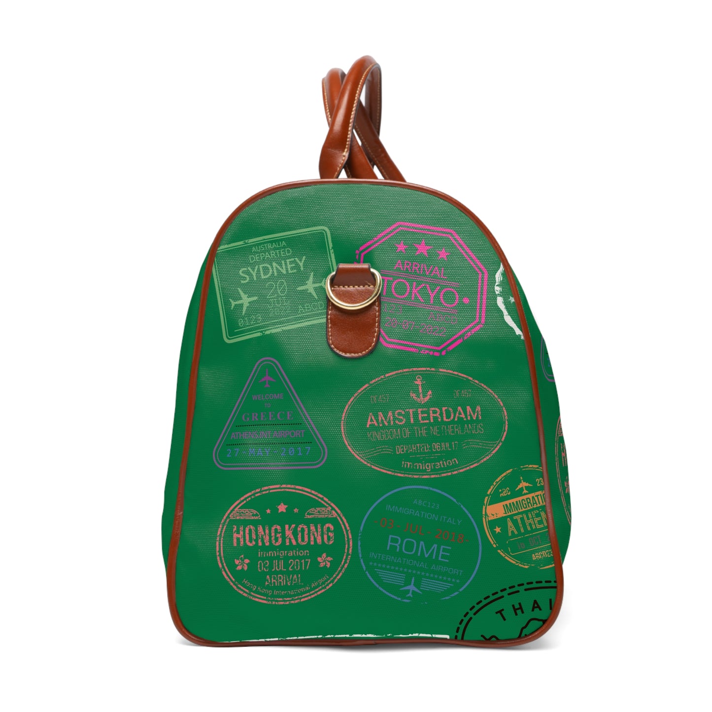 We Catching Flights - Waterproof Travel Bag - Dark Green