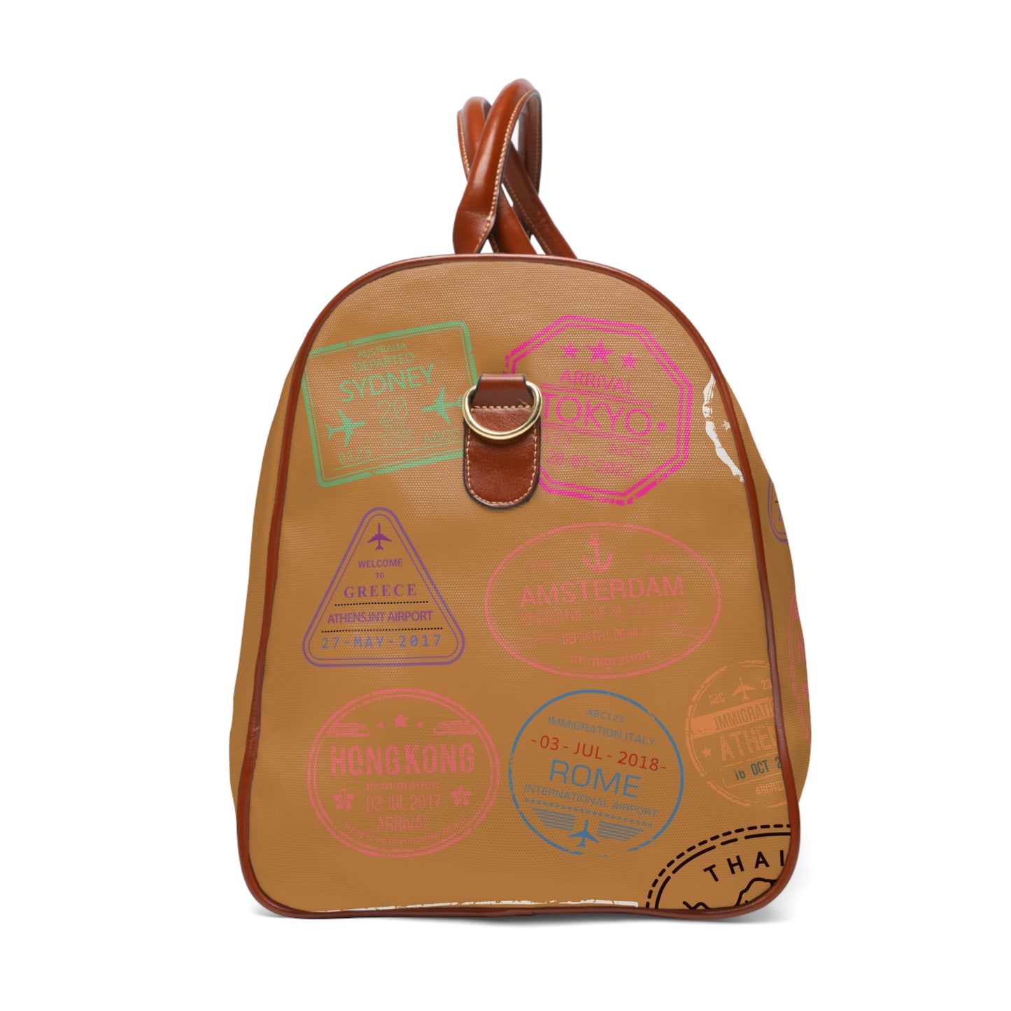 We Catching Flights - Waterproof Travel Bag - Light Brown