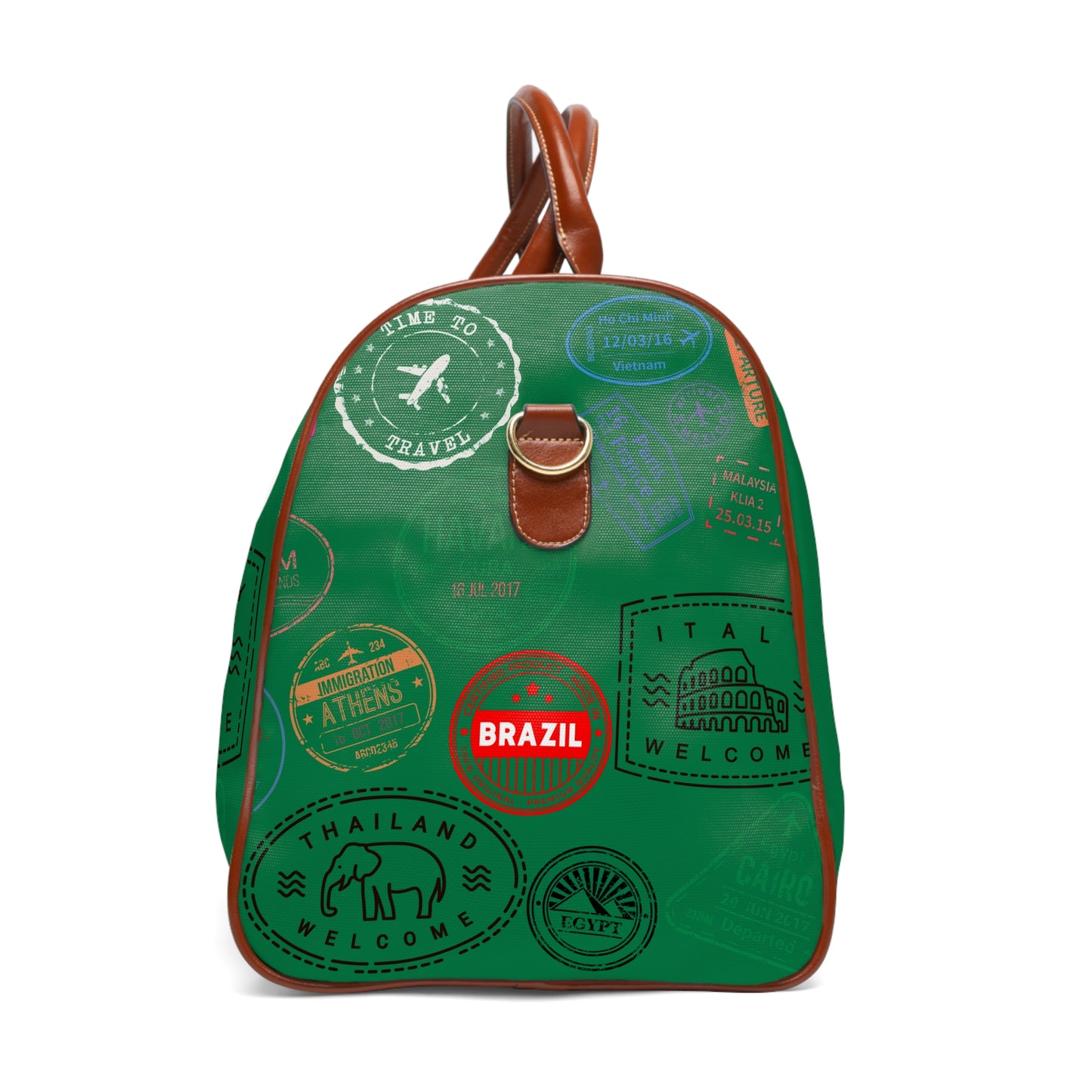 We Catching Flights - Waterproof Travel Bag - Dark Green