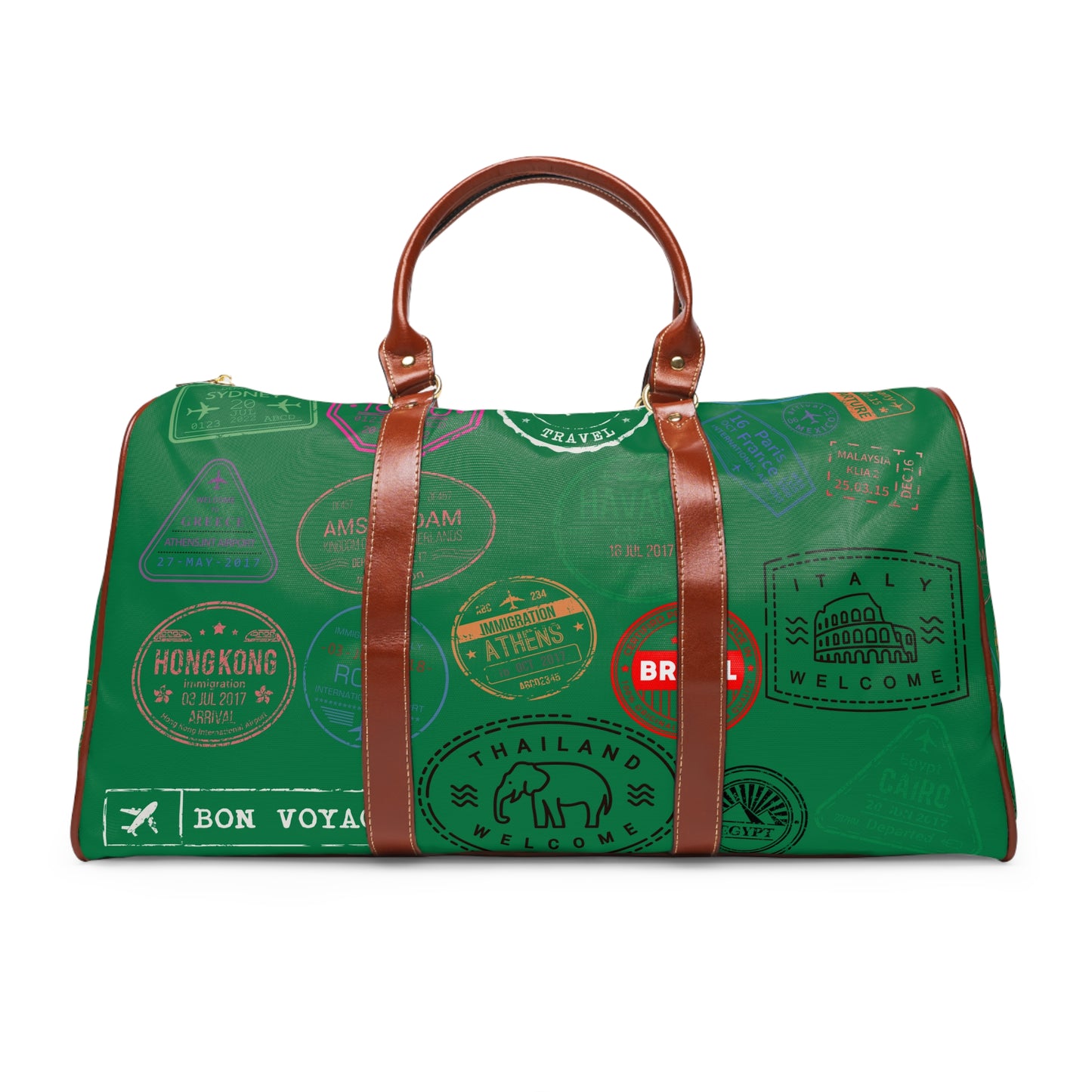 We Catching Flights - Waterproof Travel Bag - Dark Green