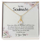 To My Soulmate | I Love You - Alluring Beauty necklace
