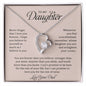 To My Daughter | Never Forget That I Love You - Forever Love Necklace