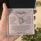 To My Daughter | Never Forget That I Love You - Forever Love Necklace