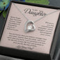 To My Daughter | Never Forget That I Love You - Forever Love Necklace