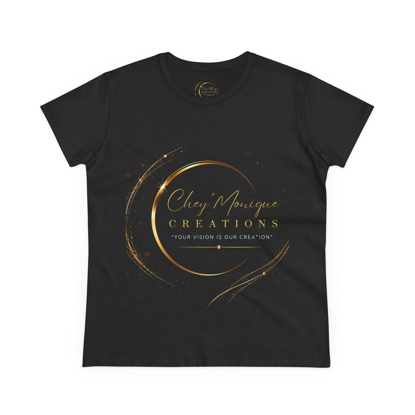 Chey'Monique Creations Building Brands Women's Midweight Cotton Tee