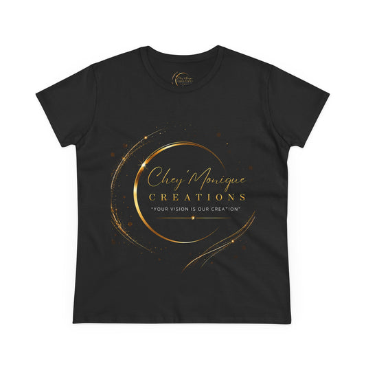Chey'Monique Creations Building Brands Women's Midweight Cotton Tee