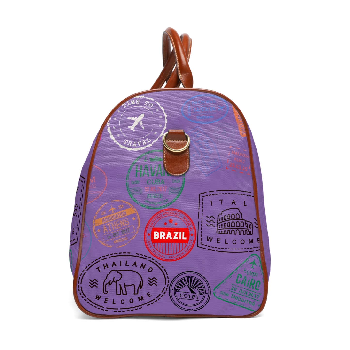 We Catching Flights - Waterproof Travel Bag - Light Purple