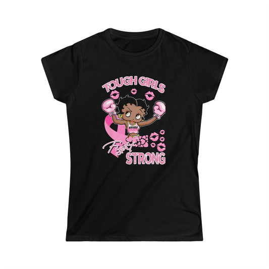 Betty Boop Breast Cancer Shirt, Fight Strong Breast Cancer Shirt