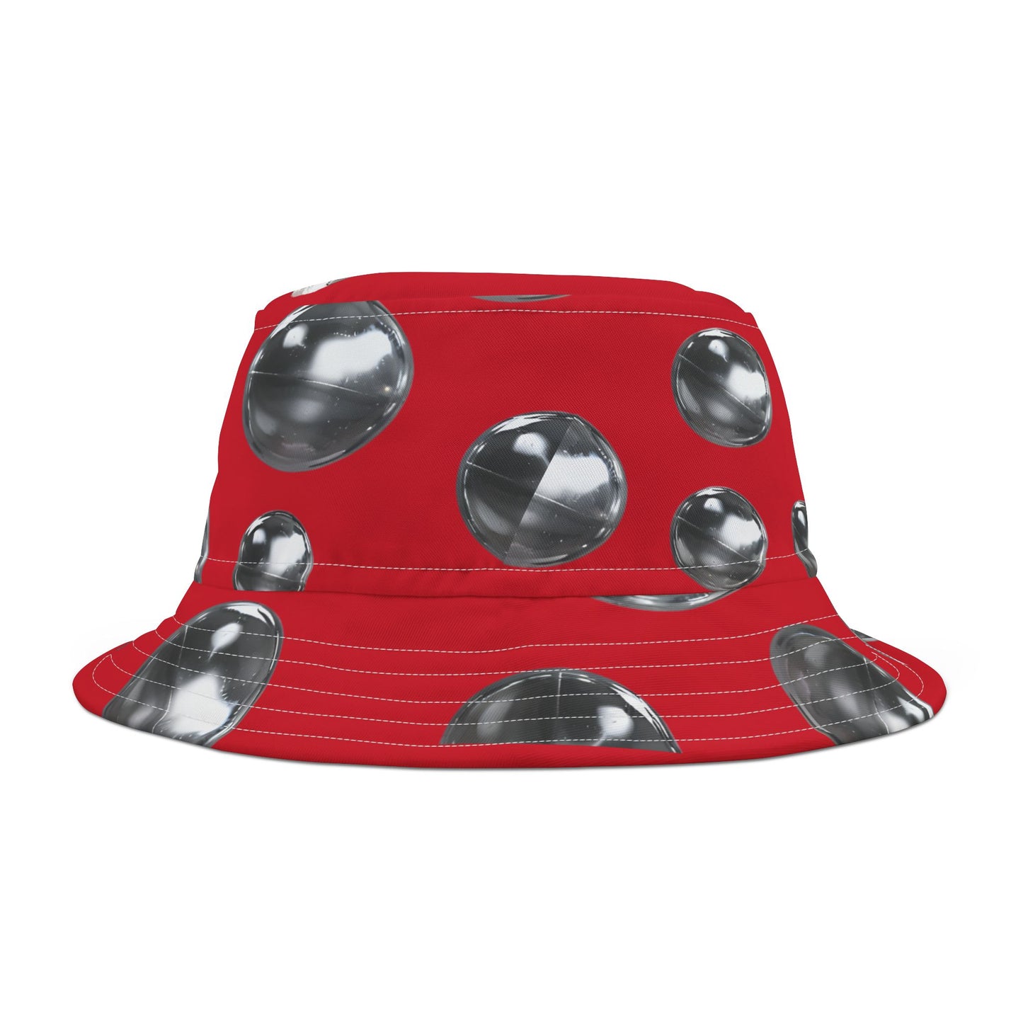 Red, Got My Chucks Bucket Hat (AOP)