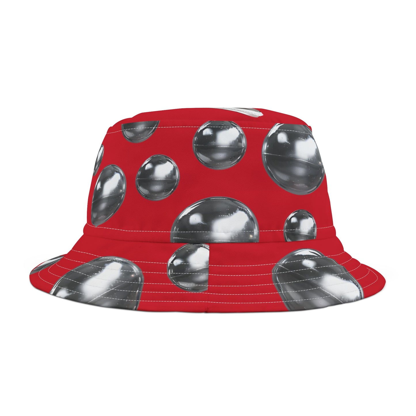 Red, Got My Chucks Bucket Hat (AOP)