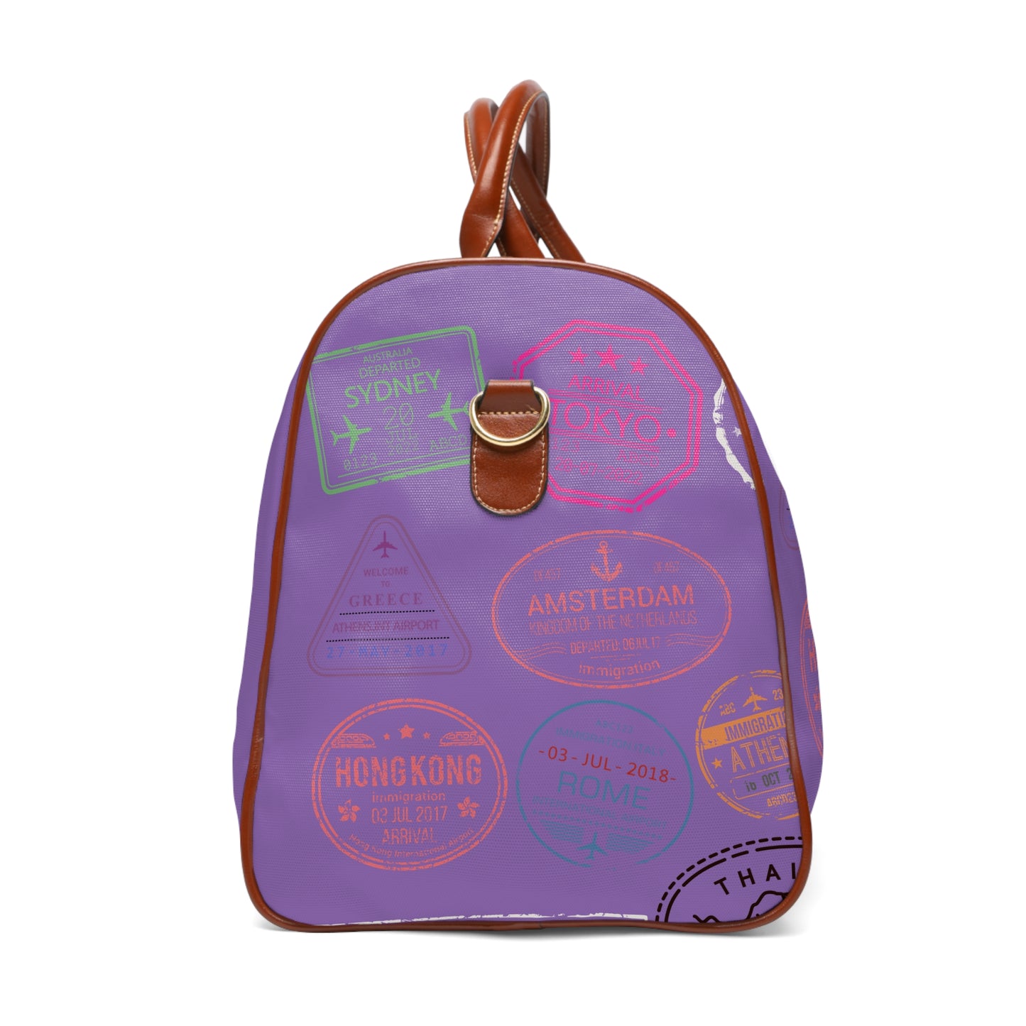 We Catching Flights - Waterproof Travel Bag - Light Purple