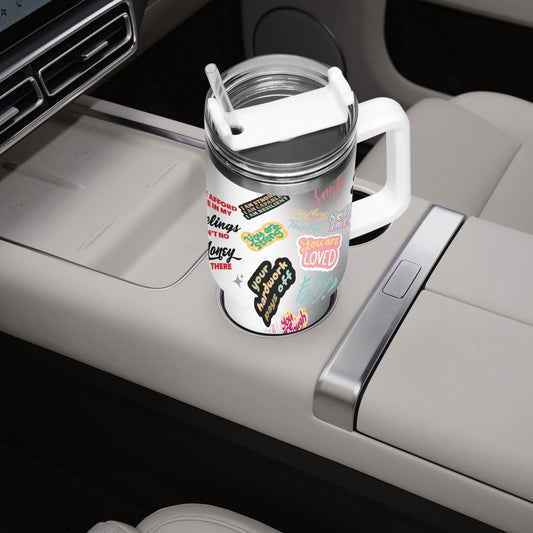 Can't Afford To Be In My Feelings- 40oz Car Tumbler Cup