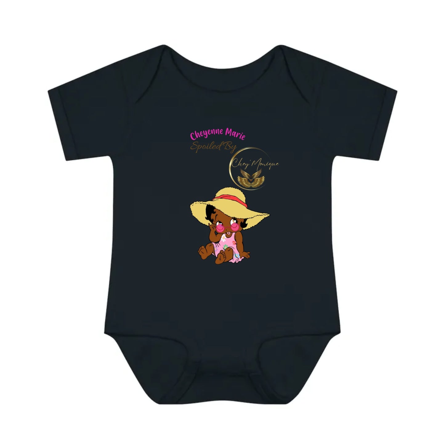 Personalized Baby Betty Boop, Infant Baby Rib Bodysuit, Spoiled By Chey'Monique